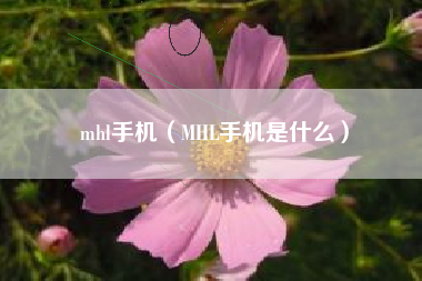 mhl手机（MHL手机是什么）